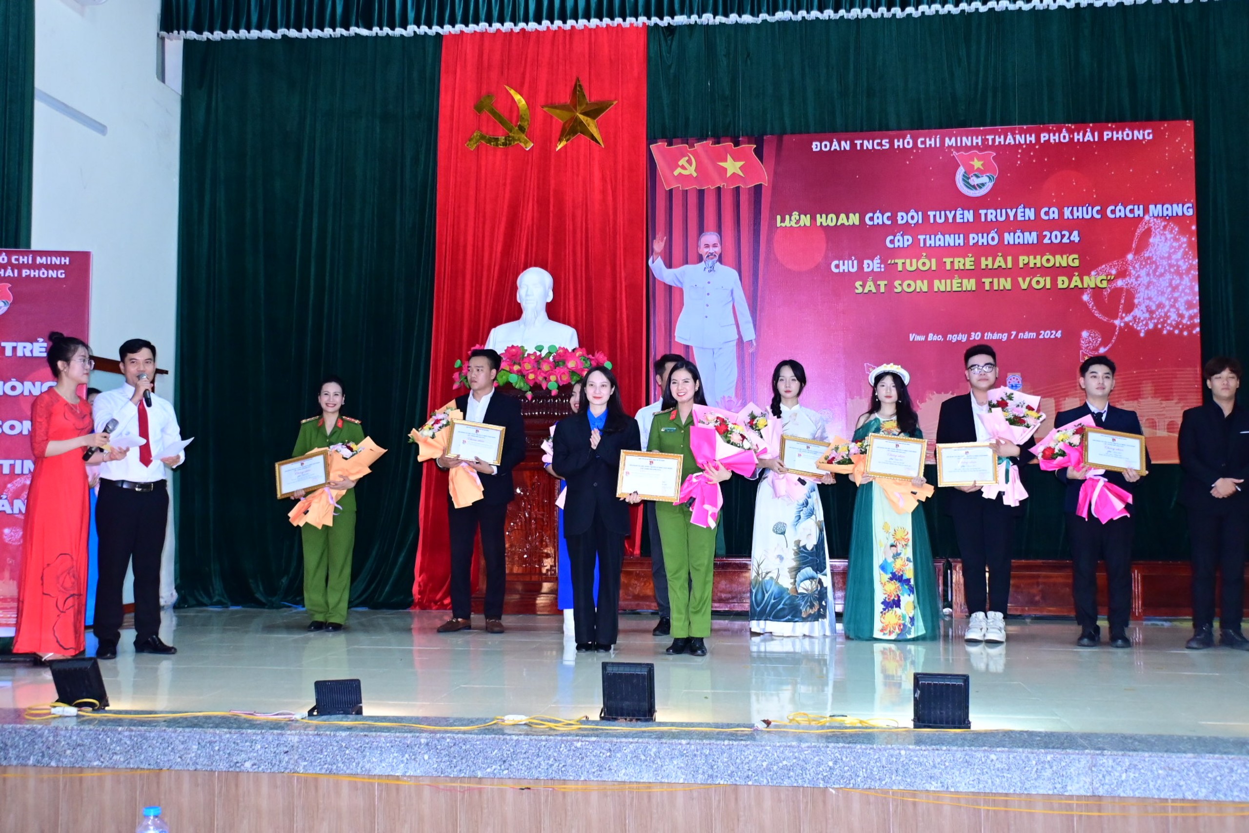 Liên hoan các đội tuyên truyền ca khúc cách mạng cấp thành phố năm 2024 với chủ đề “Tuổi trẻ Hải Phòng sắt son niềm tin với Đảng”